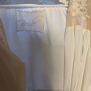 Brand New. with Tags. Bridal robe. Never worn. Bought for 60$ unworn
